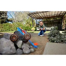Машинка-позашляховик Hot Wheels Monster Trucks Tiger Shark Climber на радіокеруванні 1:15 збільшена (JFR39) - мініатюра 11