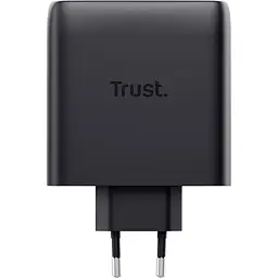 Зарядний пристрій Trust Maxo 100Вт, GaN, 2xUSB-C ,PD/PPS (25527_TRUST) - мініатюра 4