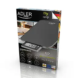 Ваги кухонні Adler AD 3167 black USB - мініатюра 9