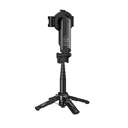 Селфі-монопод HOCO K27 Pro Magic mini live broadcast stand(pull clip+magnetic focusing version) Black (6942007668743) - мініатюра 4