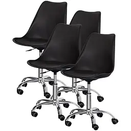Крісло Evo-Kids Capri Black 4 шт. (H-231 B/B-Х4) 