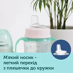 Кружка тренувальна Canpol babies EasyStart Seet Fun 120 мл синій - мініатюра 4