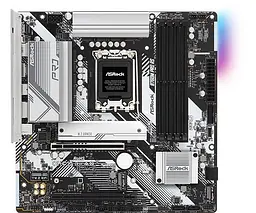 Материнська плата ASRock B760M PRO RS (1700/B760, 4xDDR5, 2xPCIex16, 4xSATAIII, 3xM.2, 2.5GLan, 7.1ch, mATX) - мініатюра 2
