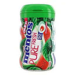 Жувальна гумка Mentos Pure Fresh кавун без цукру з ксилітом , 50 шт. - мініатюра 1