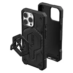 Протиударний чохол UAG Monarch Pro Magsafe Carbon Fiber/Black Stand для iPhone 16 Pro Max (1144571BV01) - мініатюра 2
