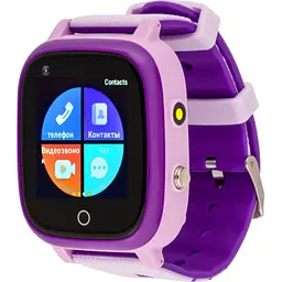 Дитячий смарт-годинник AmiGo GO005 4G WIFI Thermometer фіолетовий - мініатюра 5