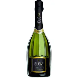 Вино ігристе Elem Prosecco Valdobbiadene Superior, біле, брют, в подарунковій упаковці, 0,75 л + два келихи - мініатюра 2
