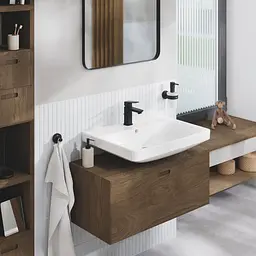 Змішувач для умивальника S-розміру Grohe Cubeo 1016942430 Чорний матовий - мініатюра 6