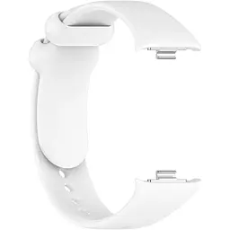 Силіконовий ремінець BeCover для Xiaomi Mi Smart Band 8 Pro White (710213) - мініатюра 3
