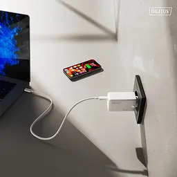Digitus Зарядний пристрій GaN 2хUSB-C, 1хUSB-A, 67W - мініатюра 3