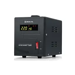 Стабілізатор напруги REAL-EL STAB ENERGY-1000 (EL122400012)