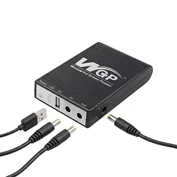 Джерело безперебійного живлення Mini UPS WGP UPS1032 10400mAh 5V/9V/12V, Li-ion 4*2.6Ah, для роутера та оптичного терміналу (42-00254) - мініатюра 9