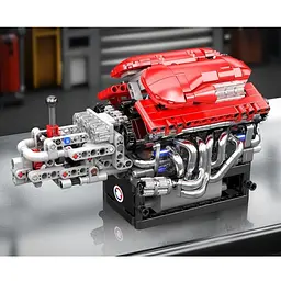 Конструктор Mould King Mking Двигун і коробка передач Supercar V12 (10226) [161059] - мініатюра 5