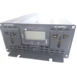 Інвертор напруги Inverter Expert Tigee Power Inverter 005 чиста синусоїда Black 2 розетки екран c 12V на 220V 4000W (11043) - мініатюра 2
