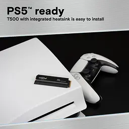 SSD накопичувач Crucial T500 2TB with Heatsink (CT2000T500SSD5) [142572] - мініатюра 5