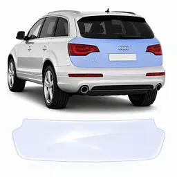 Антигравійна захисна бронеплівка за лекалами для Audi Q7 4L 2005-2015 - зона кришки багажника