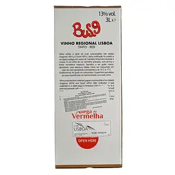 Вино Bus.9 Vinho Regional Lisboa Syran-Aragonez, червоне, сухе, 3 л - мініатюра 4