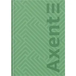 Книга записна Axent  Pattern А4- 96 аркушів клітинка зелена (8425-1-A)