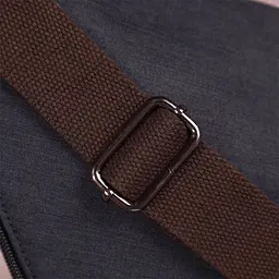 Сумка через плече для чоловіків з текстилю Vintage 22196 чорний - мініатюра 10