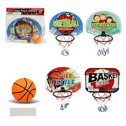 Набір для гри в баскетбол з міні-кільцем, щитом та м'ячем Toys Series (3074) в асортименті