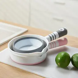Ківш складаний MBM My Home KP-77 1.3 л, біло-сірий (KP-77 WHITE/GRAY) - мініатюра 5