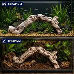 Декорація Hobby Cera Root 2 36,5×16,5×11,5 см - керамічна коряга для акваріума та тераріума (37821) - мініатюра 3