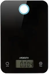 Ваги кухонні 5кг CR2032x2 в комплекті скло чорний ARDESTO kuh0015505
