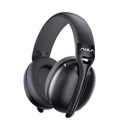 Навушники Aula S6 wireless headset 3 in 1, Black (6948391235554), Bluetooth, 2.4 ГГц, USB Type-C, висувний мікрофон, чутливість мікрофону -38 дБ, чутливість навушників 121 дБ - мініатюра 2