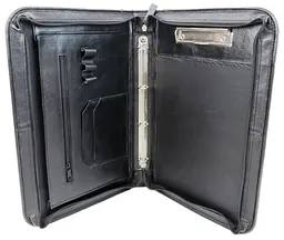 Папка шкіряна ділова Portfolio Port1022 Чорна - мініатюра 3
