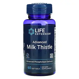 Натуральна добавка Life Extension Advanced Milk Thistle, 60 капсул