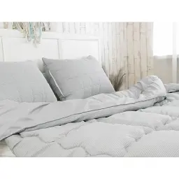 Ковдра силіконова всесезонна Руно Soft Line 140х205 см сіра - мініатюра 6