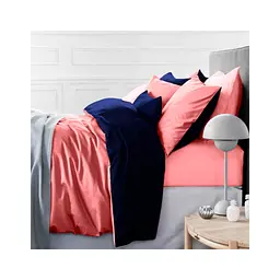 Постільна білизна MirSon King Size Сатин Premium 0132+4052 Delphinium 220х240 (2200001169524)
