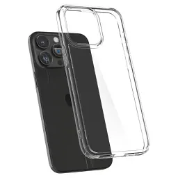 Прозорий чохол Spigen Ultra Hybrid Crystal Clear для iPhone 15 Pro Max (ACS06565) - мініатюра 2