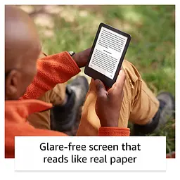 Електронна книга Amazon Kindle 11th Gen 2022 Black Refurbished, пам"ять 16GB, дисплей 6 E Ink Carta, HD-екран, дисплей антивідблиску, підсвічування, сенсорний екран, функція читання вголос, Bluetooth/Wi-Fi, веб-браузер, 300 dpi, чорна - мініатюра 4