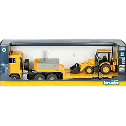 Набір іграшковий Bruder Тягач MAN TGA з екскаватором JCB Midi CX (01654) - мініатюра 5
