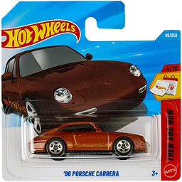 Базова машинка Hot Wheels Then and Now '96 Porsche Carrera коричнева (5785) JJJ59-N521