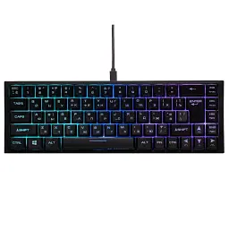 Клавіатура 2E Gaming KG350UBK RGB Ukr Black (2E-KG350UBK)