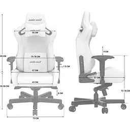 Геймерське крісло Anda Seat Kaiser 2 XL Black (AD12XL-07-B-PV-B01) [108626] - мініатюра 13