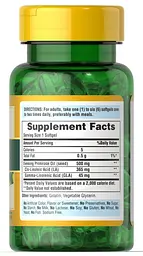 Олія вечірньої примули Puritan's Pride Evening Primrose Oil 500 мг 100 гел капс - мініатюра 2
