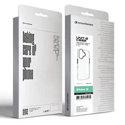 Чохол ArmorStandart UNIT2 для Apple iPhone 16 Matte Clear - мініатюра 4