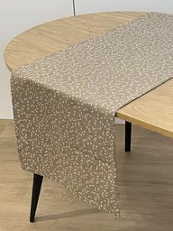 Ранер доріжка Ecotton DUCK 45x170 см для обіднього столу водовідштовхувальна кремовий (V 10/ Khave) (25008)