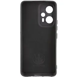 Чохол Silicone Cover Lakshmi Full Camera (A) для Xiaomi Redmi Note 12T Pro Чорний / Black - мініатюра 2
