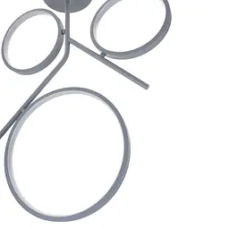Люстра Brille світлодіодна у вітальню 30W WW+NW+CW GY (BR-01 645S/3) - мініатюра 3