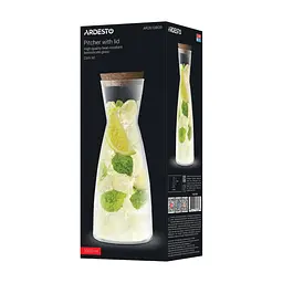 Карафа Ardesto скляна прозора 1 л (AR2610BGB) - мініатюра 5