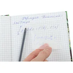 Блок для нотаток Buromax пластиковий з клейким шаром 75x75 мм 50 аркушів прозорий (BM.2310-00) - мініатюра 5