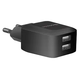 Зарядний пристрій Defender 2xUSB 12W 2.1А EPA-13 чорний (83840) - мініатюра 2