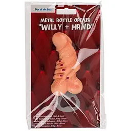 Відкривалка Grajmy razem Metal Bottle Opener Willy + Hand тілесна - мініатюра 5