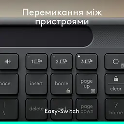 Клавіатура Logitech Slim Solar+ for Business Wireless/Bluetooth Graphite (920-013779) - мініатюра 8