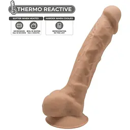 Фалоімітатор SilexD Tomas Caramel (MODEL 1 Size 9in) - мініатюра 2