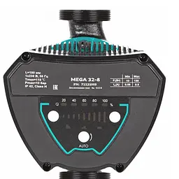 Циркуляційний насос Aquatica GPA25-6/180 IV енергозберігаючий, 6-90Вт Hmax 6м Qmax 92л/хв Ø1½" 180мм + гайки (774071) - мініатюра 4